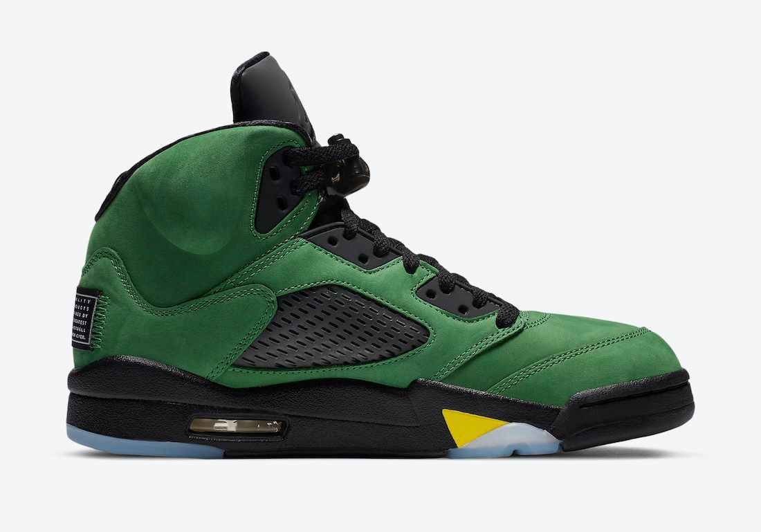 Photo de la Nike Air Jordan 5 SE “Oregon Ducks”