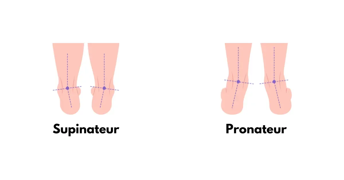 Type de foulée: pronateur, supinateur ou universel