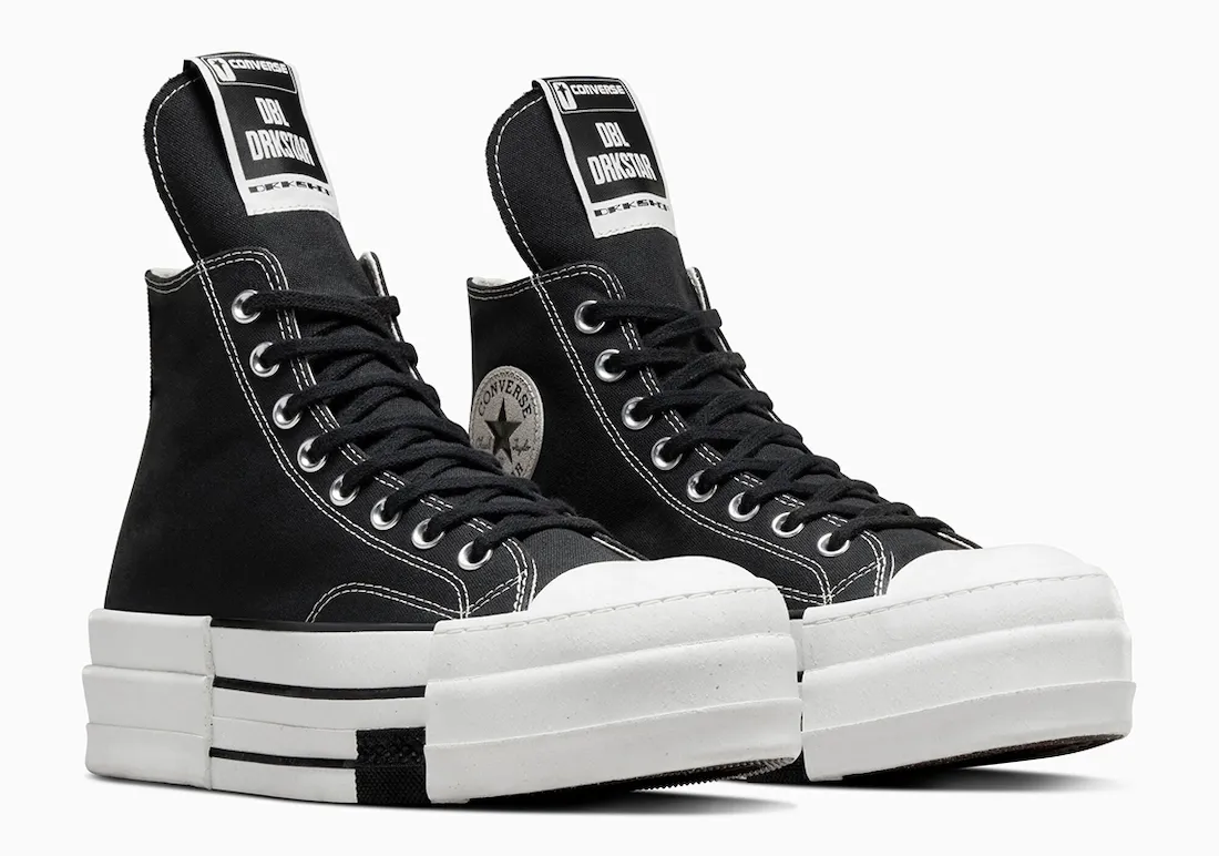 Converse x Rick Owens : Une Nouvelle Ère avec la DRKSHDW DBL DRKSTAR Chuck 70