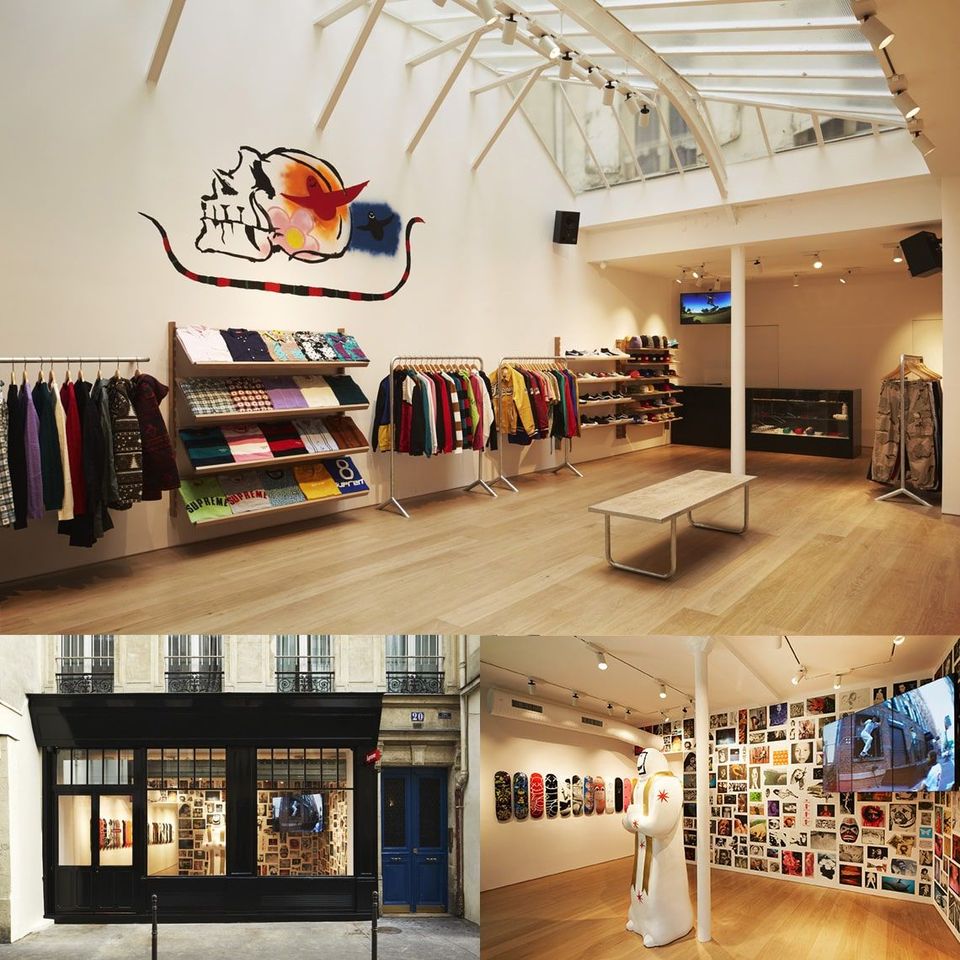 Photo de la boutique Supreme parisienne